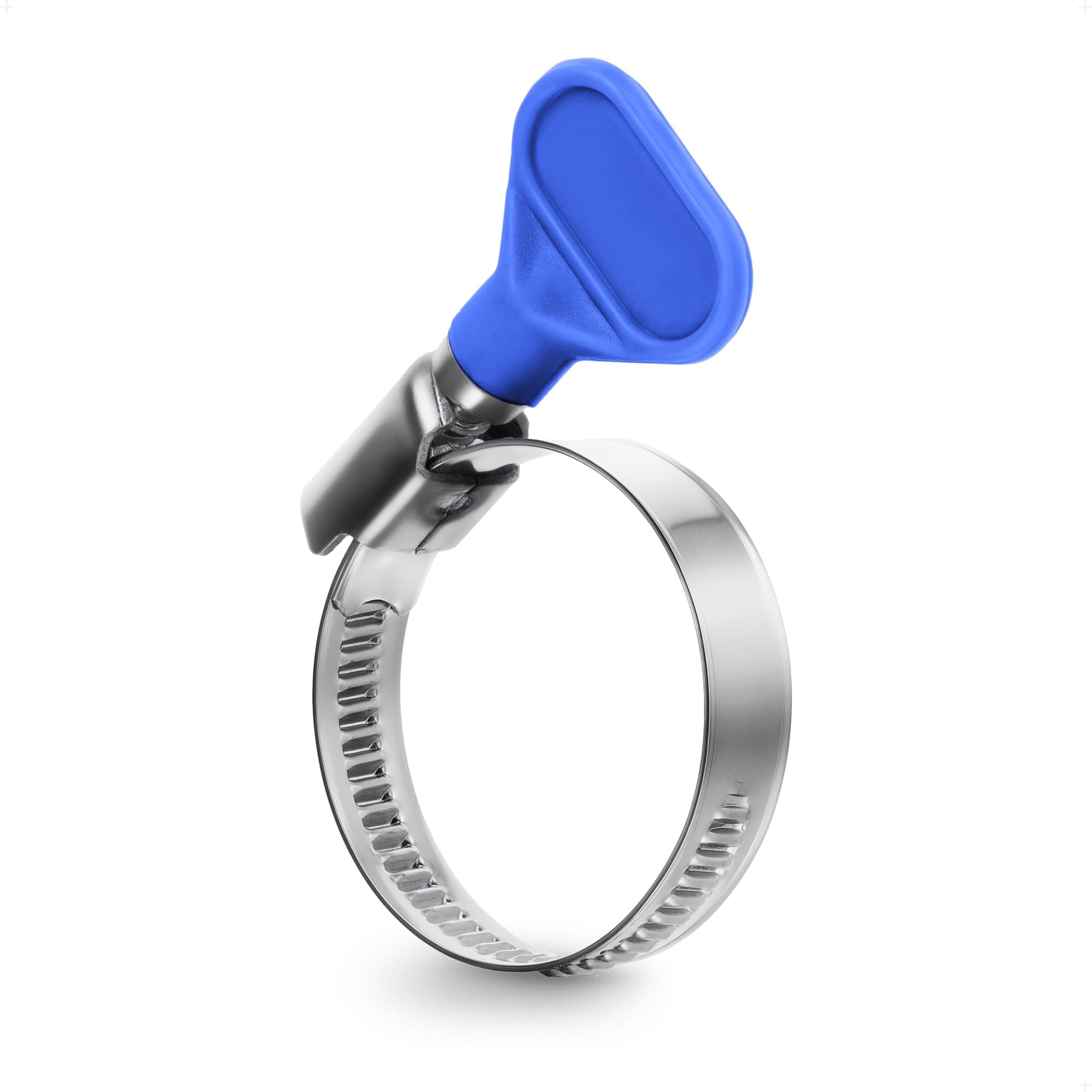 BFG Stainless Steel Hose Clamp, Size 40-60mm - Solid Adjustable Butterfly Pipe Clip - Robust & Long-Lasting for Perfect Seals, Ideal for Securing Garden Hoses on Barbed Hose Tails