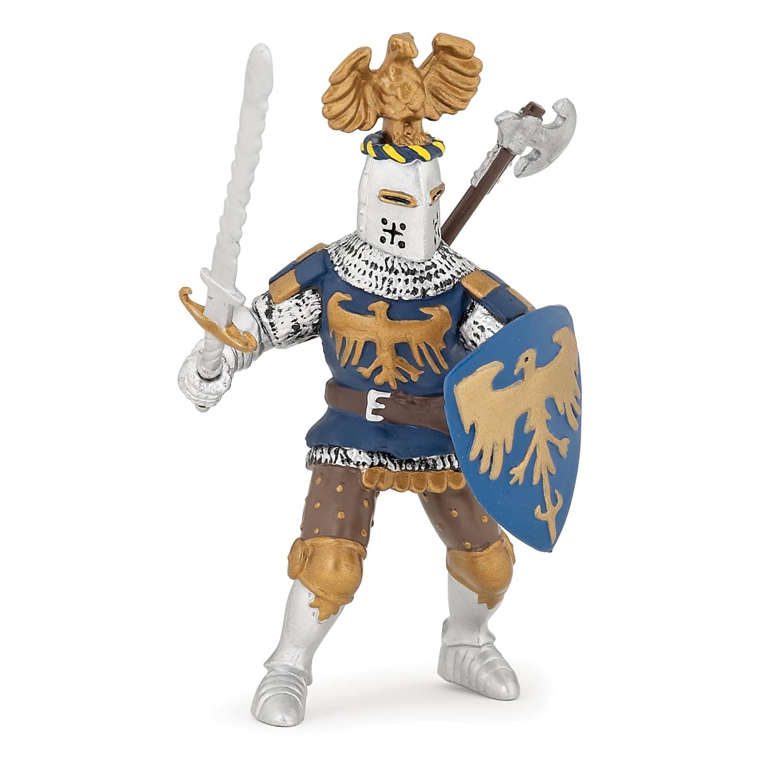 Papo Knight with Crest Figure Blue