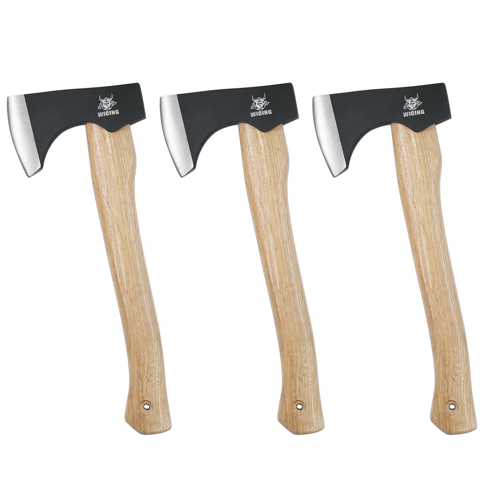 Throwing Axes - 14" Throwing Hatchet Great for Axe Throwing Competitions, High Carbon Steel Forged & Wooden Handle 3 Pack