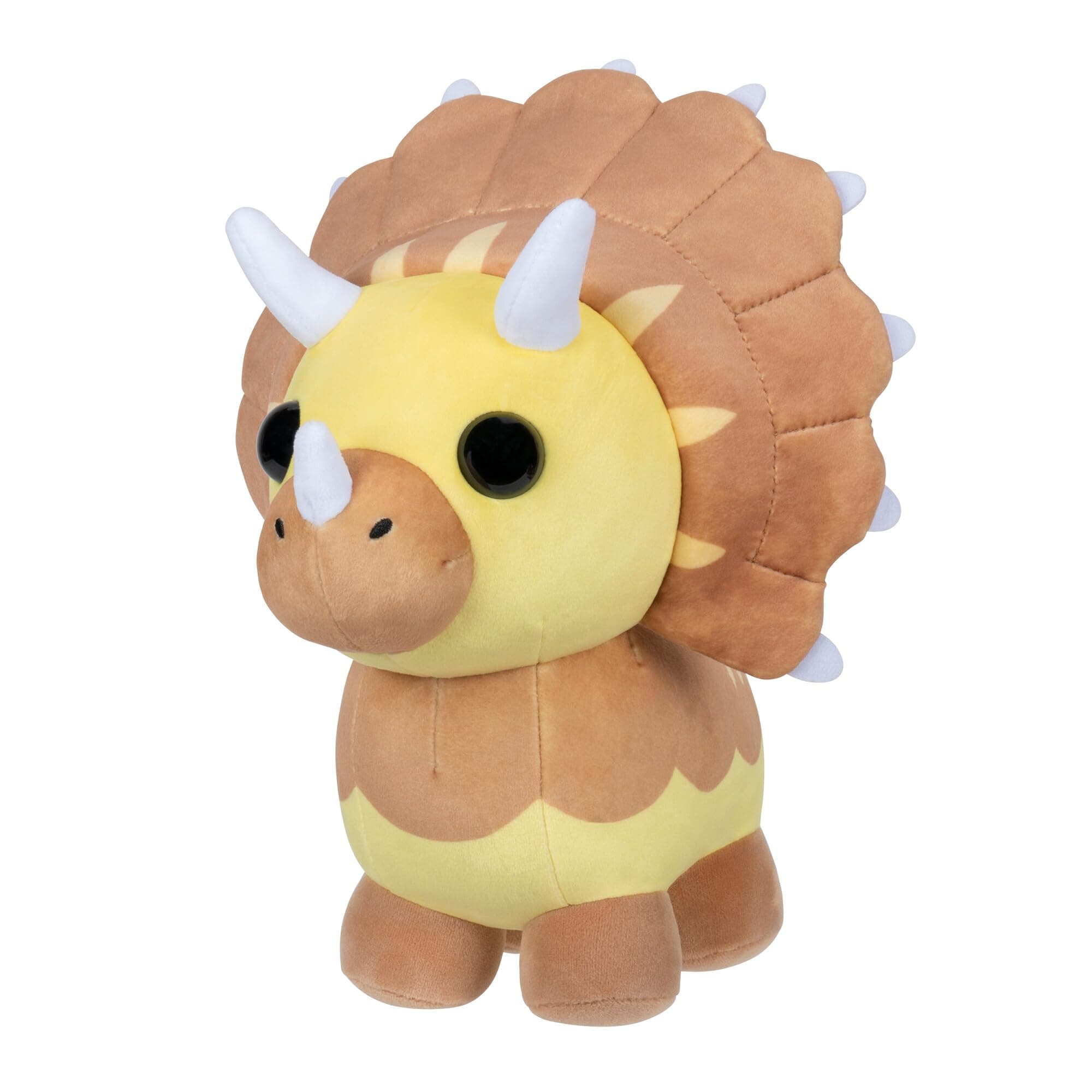 Adopt Me! Triceratops Official 8-Inch Plush - with Game Code, Plush Toy, Best Soft Cuddle Toy, Gift for All Ages