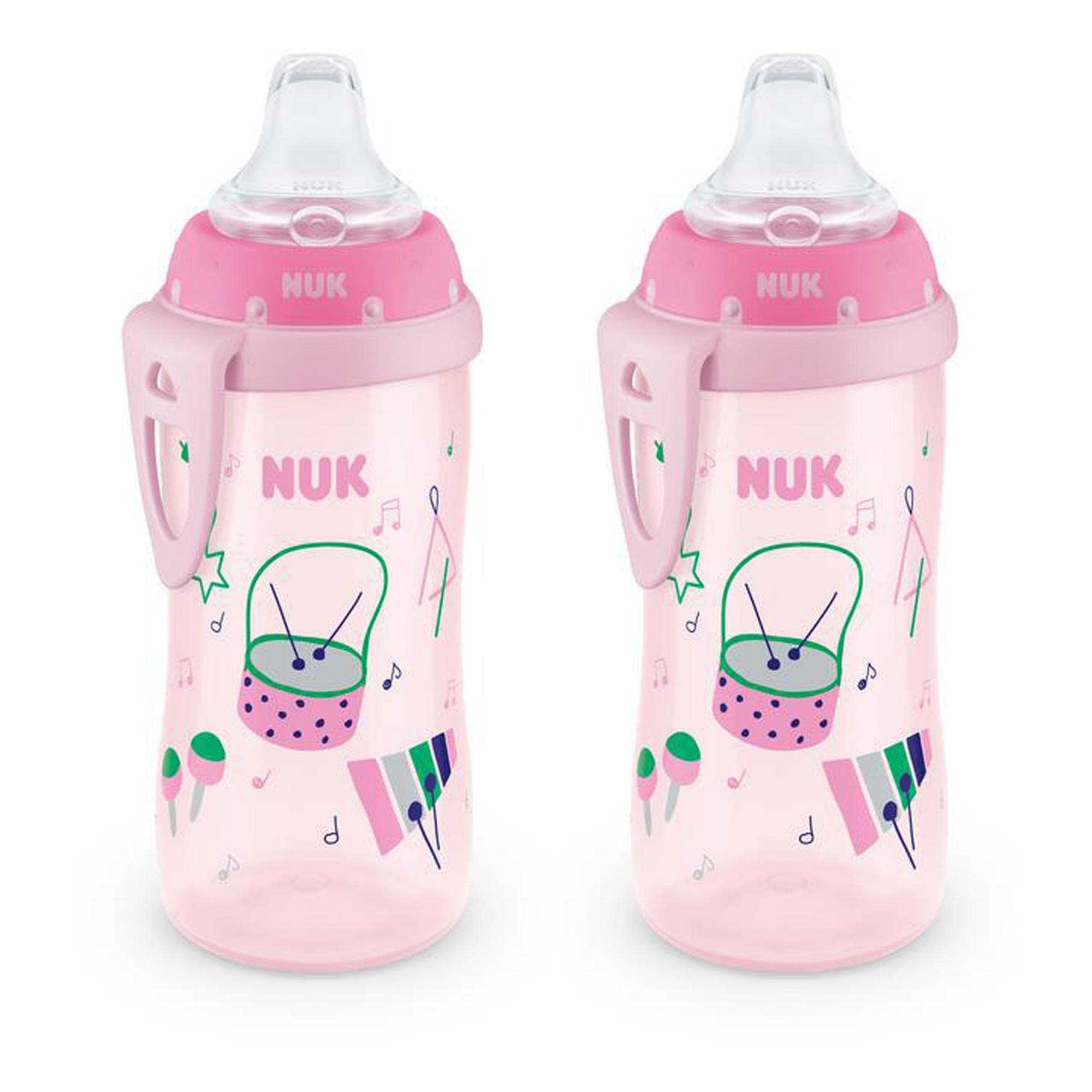 NUK Active Sippy Cup, 10 oz, 2 Pack, 8+ Months