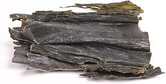 Kombu Dried Sugar Kelp Seaweed | Wild North Atlantic Seaweed for Snacking, Seasoning, Soups & Salads | Rich in Vitamins, Minerals & Antioxidants Good for Thyroid Support | Whole Leaf (4 OZ)