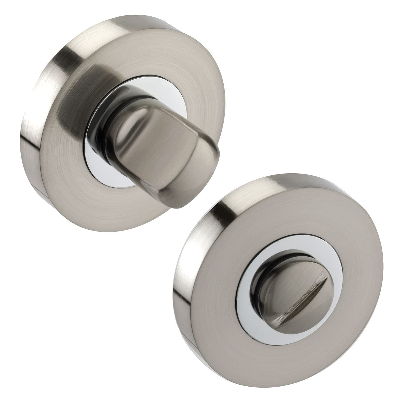 Bathroom Thumb Turn Lock with Duo Chrome Finish