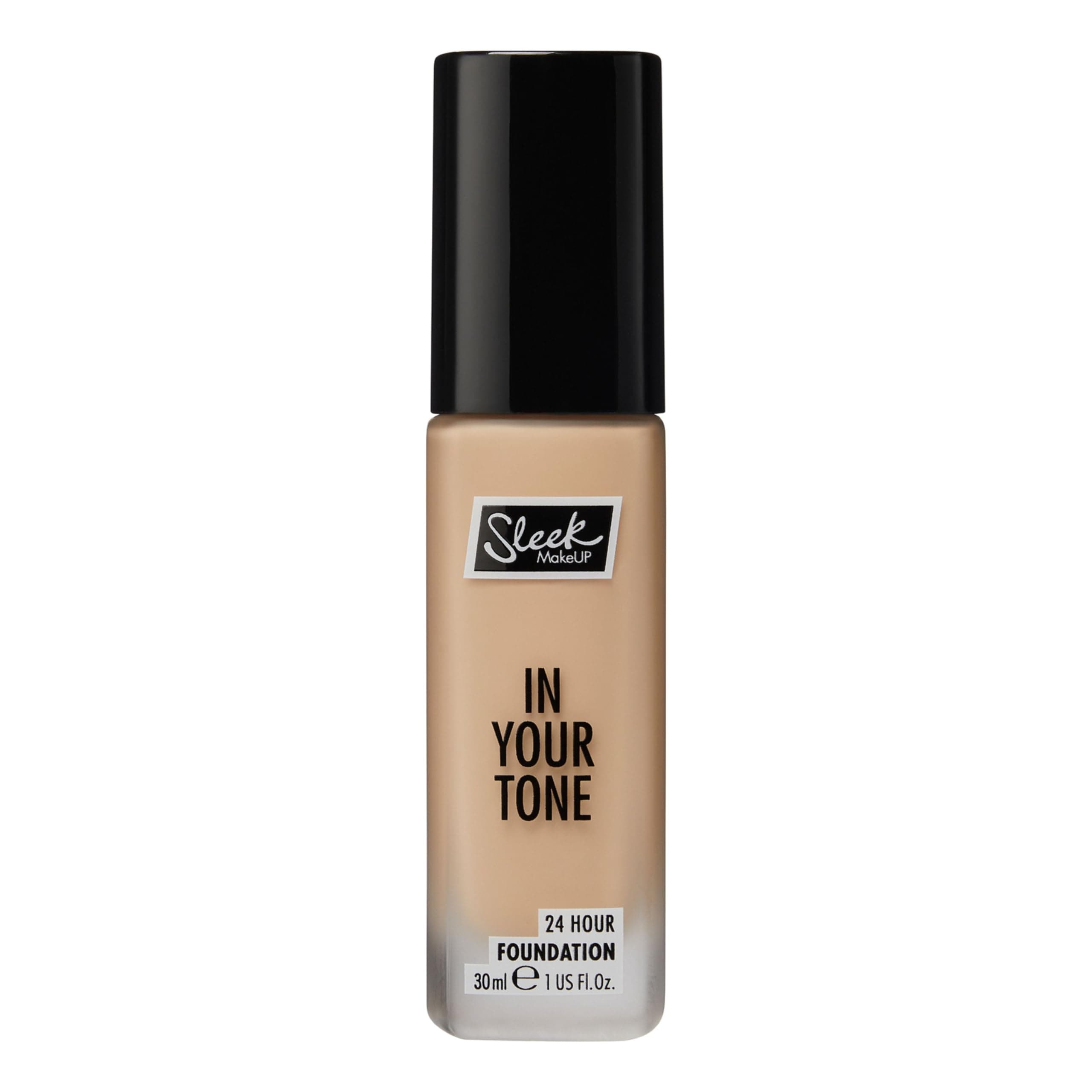 Sleek MakeUP In Your Tone 24 Hour Foundation, Medium Buildable Coverage in 30 Shades, Semi-Matte Flawless Finish, 4N, 30ml