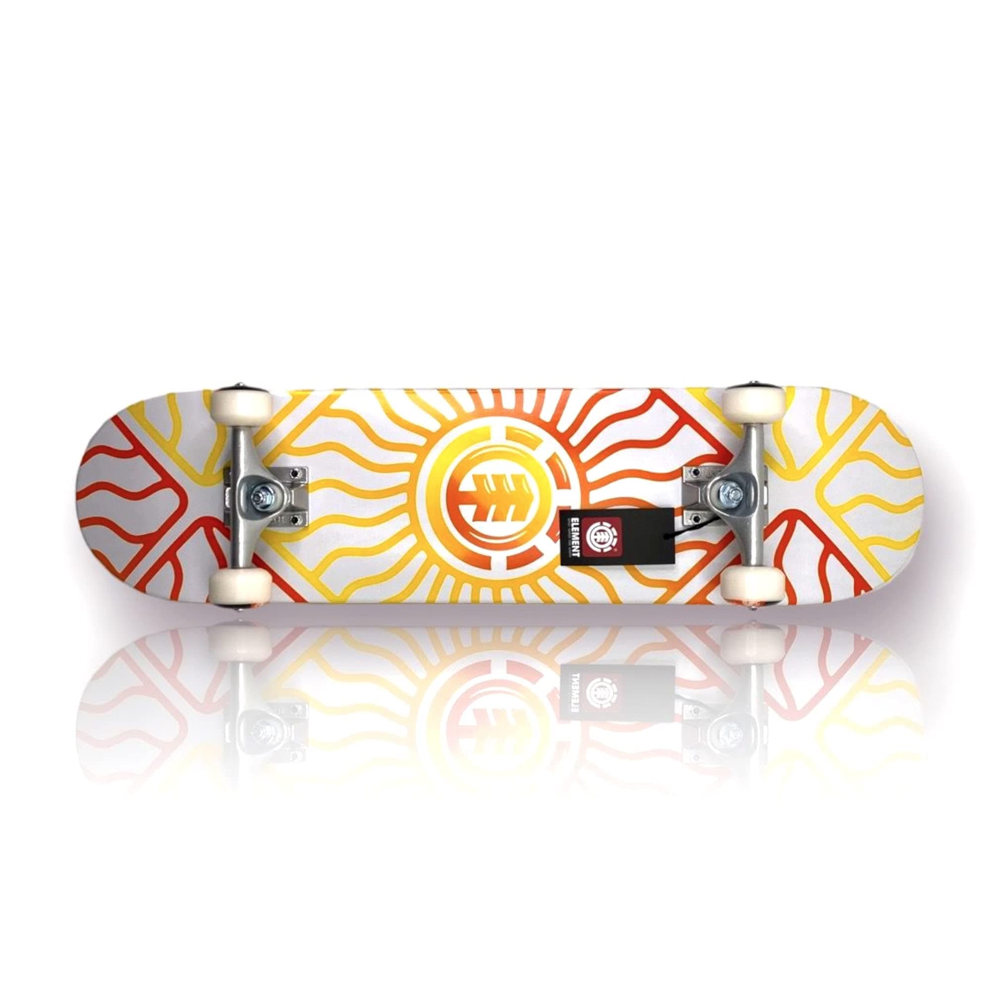 ElementSolar Vibes II Multi-Color Complete Skateboard Size 8.0 New