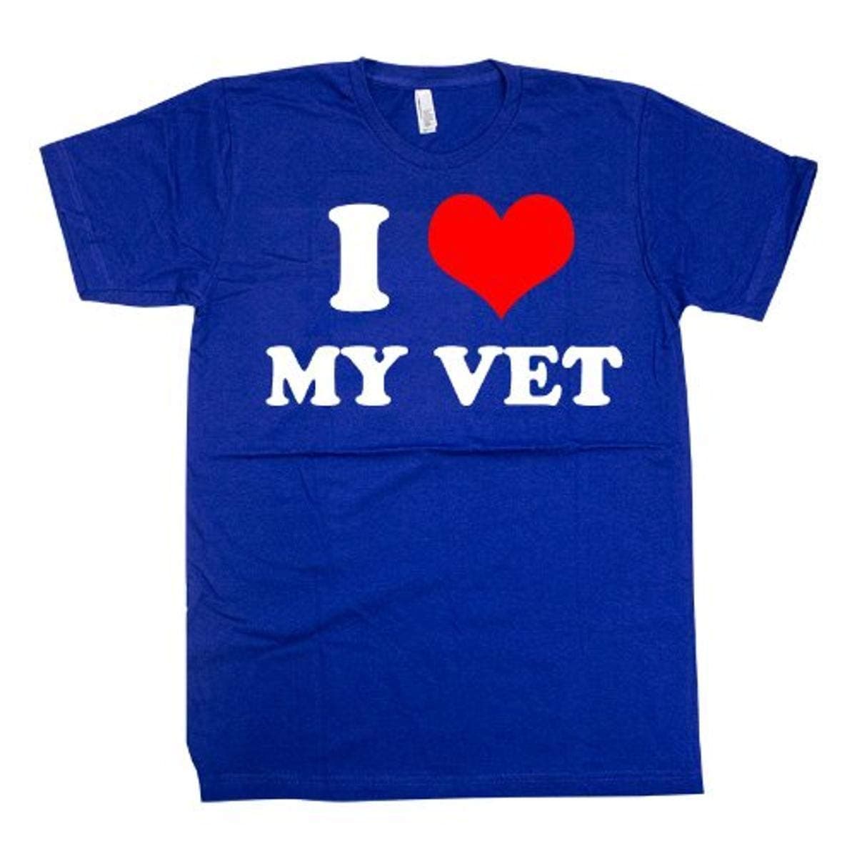 S.O. Tech I Love My Vet Tee, Blue, Medium