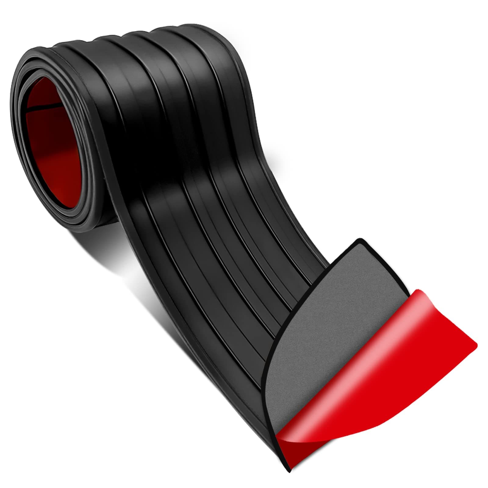 Rear Bumper Protector, Self-contained Viscose Natural Rubber Material Car Bumper Guard, Car Bumper Protector for Most Models Car Exterior Accessories