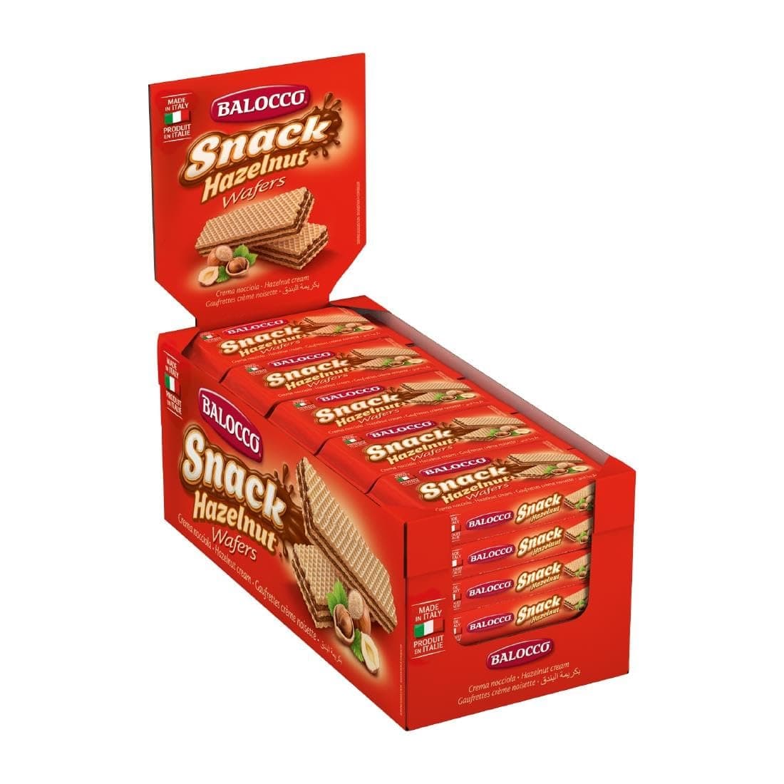 Snack Wafers Hazelnut (30x45g)