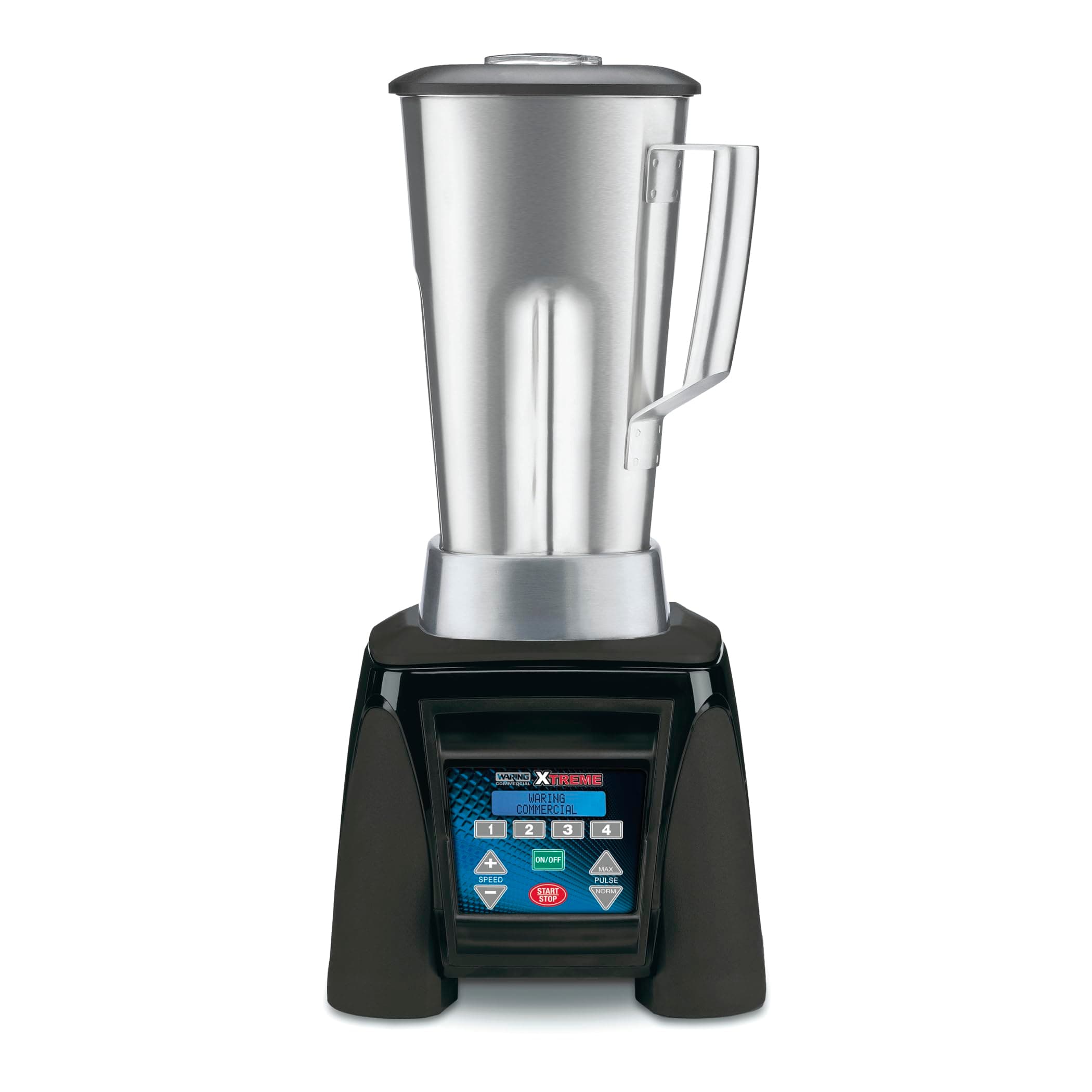Commercial MX1300XTS 3.5 HP Blender with 4 recipe programable LCD Display and a 64 oz Stainless Steel Container, 120V, 5-15 Phase Plug