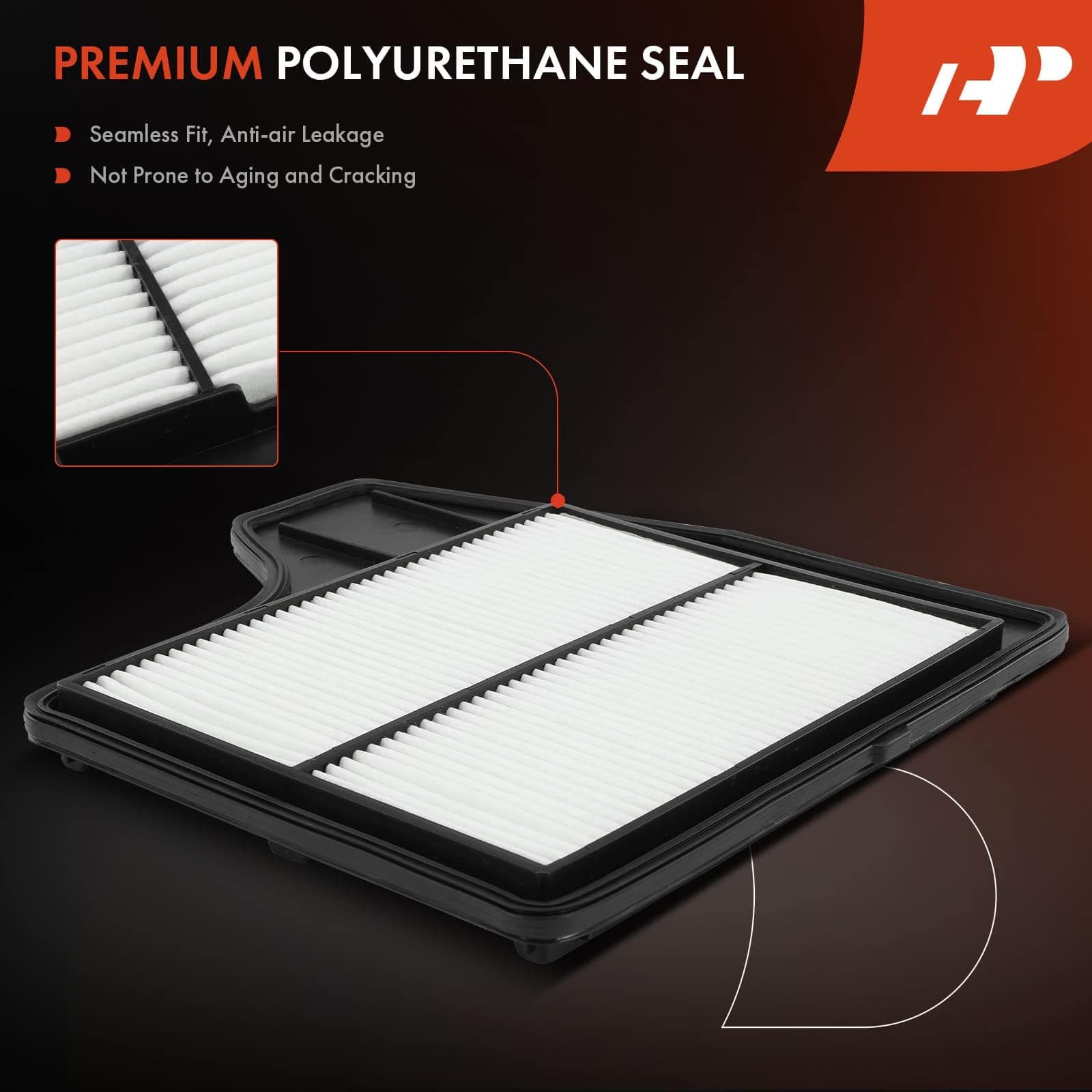 A-Premium Engine Air Filter Compatible with Nissan Altima 2013 2014 2015 2016 2017 2018, Fit for Sedan & L4 2.5L Engine, Rigid Panel Air Filter, Pack of 1