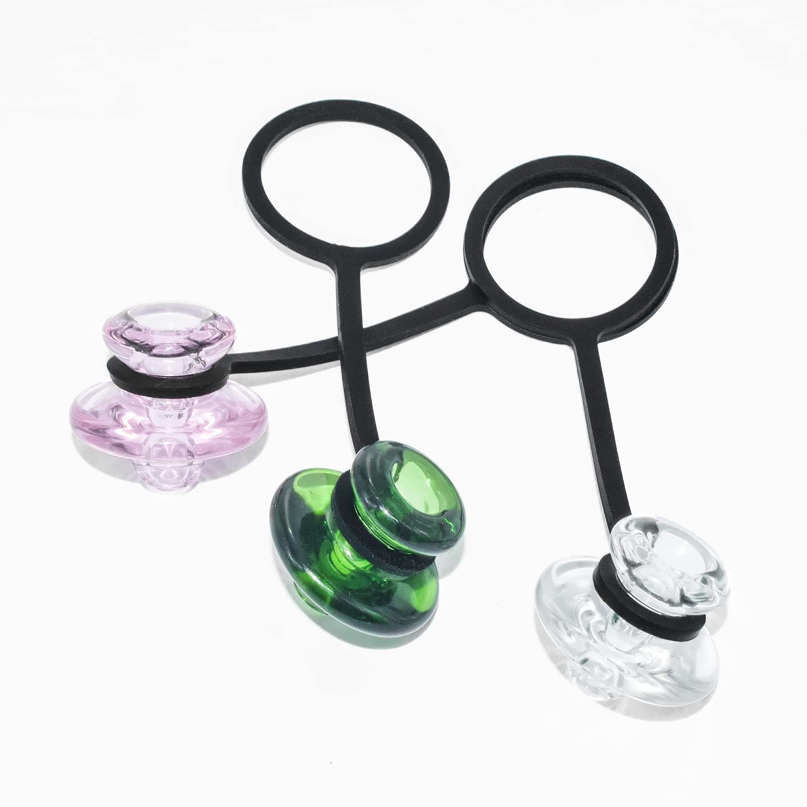 Replacement Accessory Part,Universal Cover with Silicone Case,Green/Pink/Clear (3 PCS)