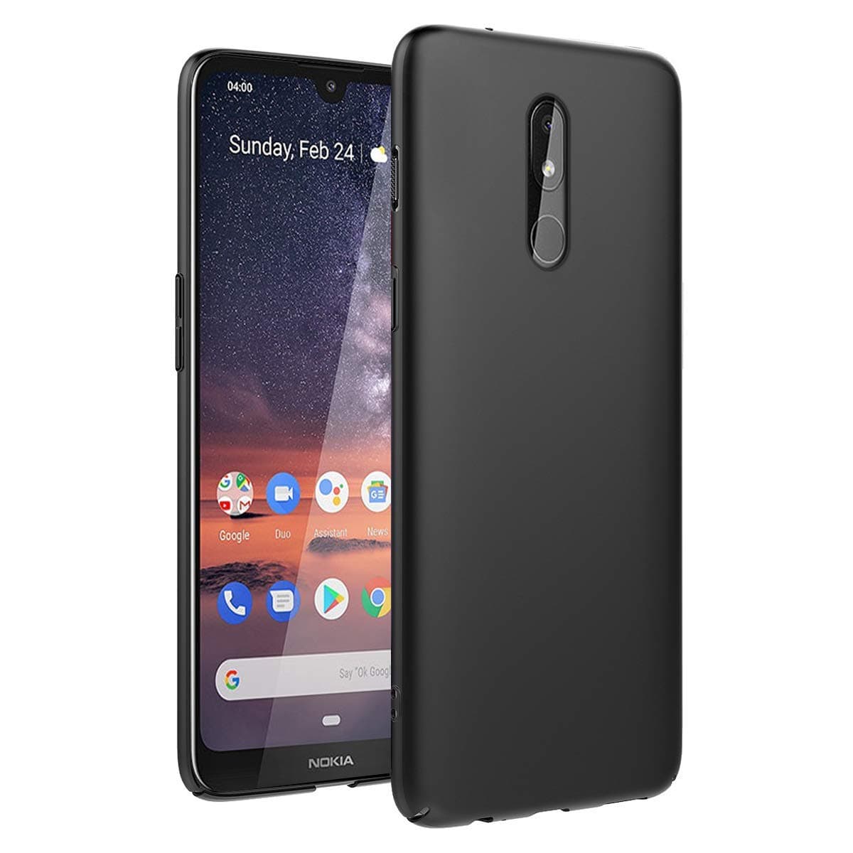 Azzil® Back Cover Soft Anti Scratch Candy Case for Nokia 3.2 2019 (Black)