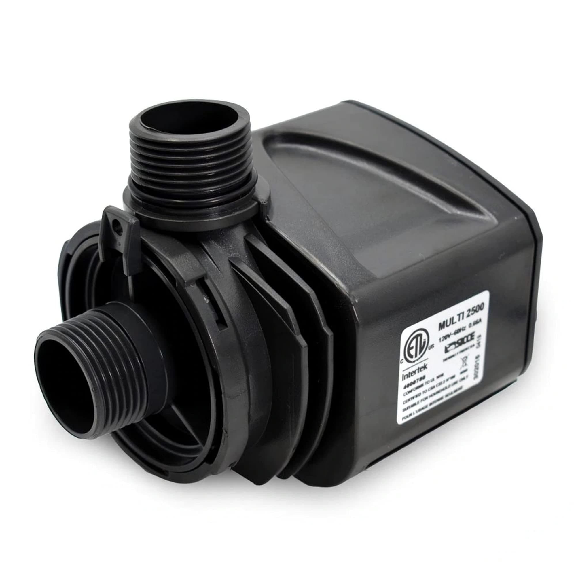 MULTI 2500 Multifunction Aquarium Pump, 715 GPH, designed for submerged and in-line use