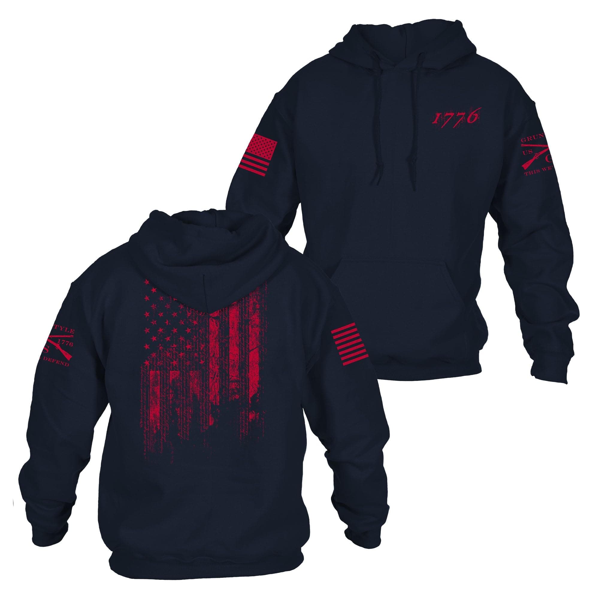 1776 Flag Hoodie