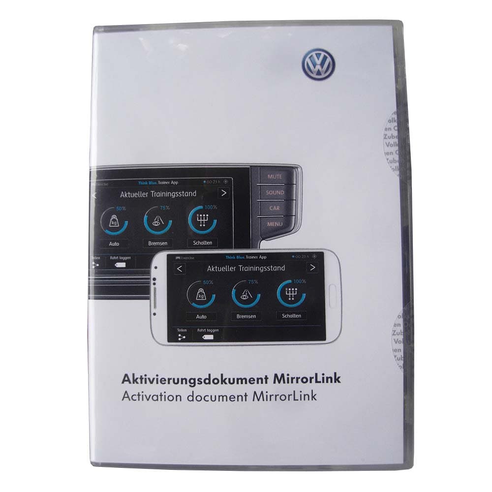 Volkswagen 5G0 054 830 Activation Document for Mirror Link