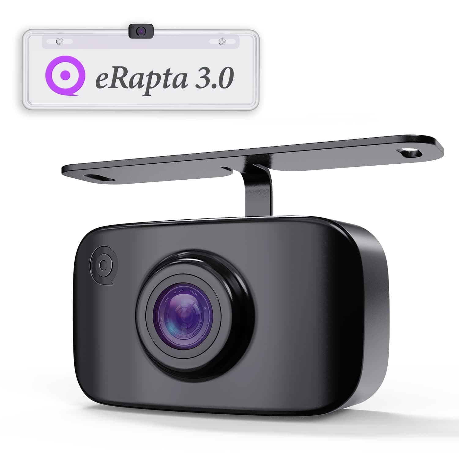 CAICOME ERT11 3rd Generation Backup Camera License Plate Rear View Reversing Camera for Car Pickup Truck SUV RV Van 720P HD Front/Rear Camera with 149