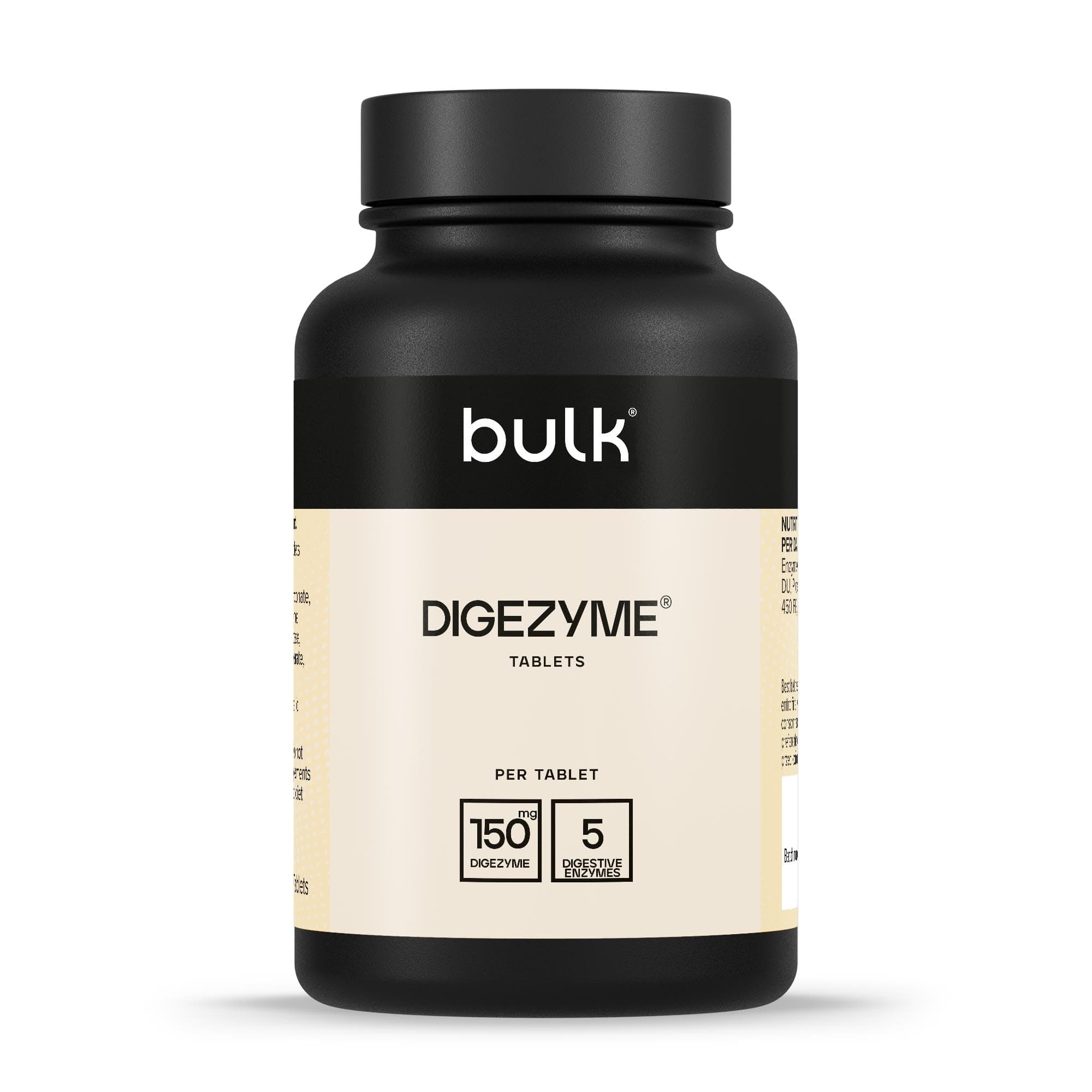Pure Dige Zyme Tablets, Digestive Enzymes, 150 mg, Pack of 90