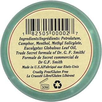 Rosebud Perfume Company Menthol & Eucalyptus Salve, 0.8 oz