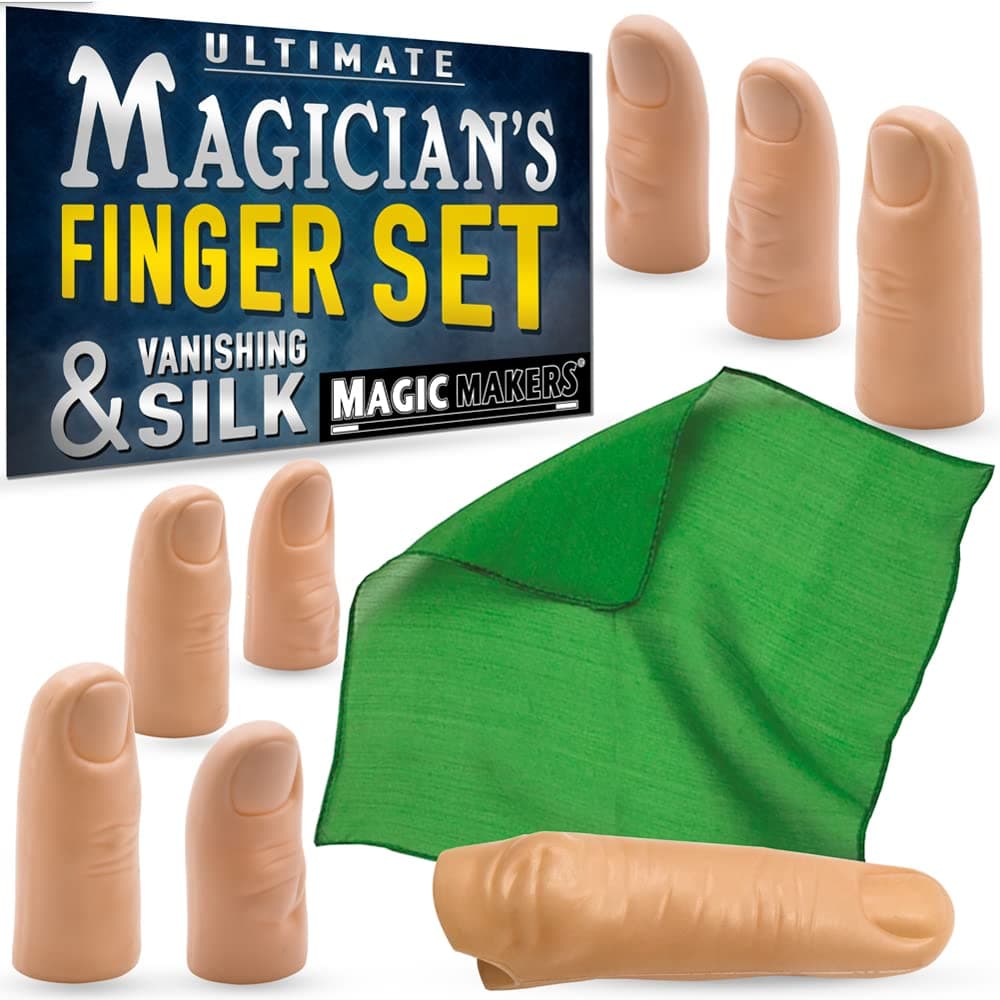 Magic Makers Ultimate Magician's Finger Set - Includes 4 Thumbs & 4 Fingers