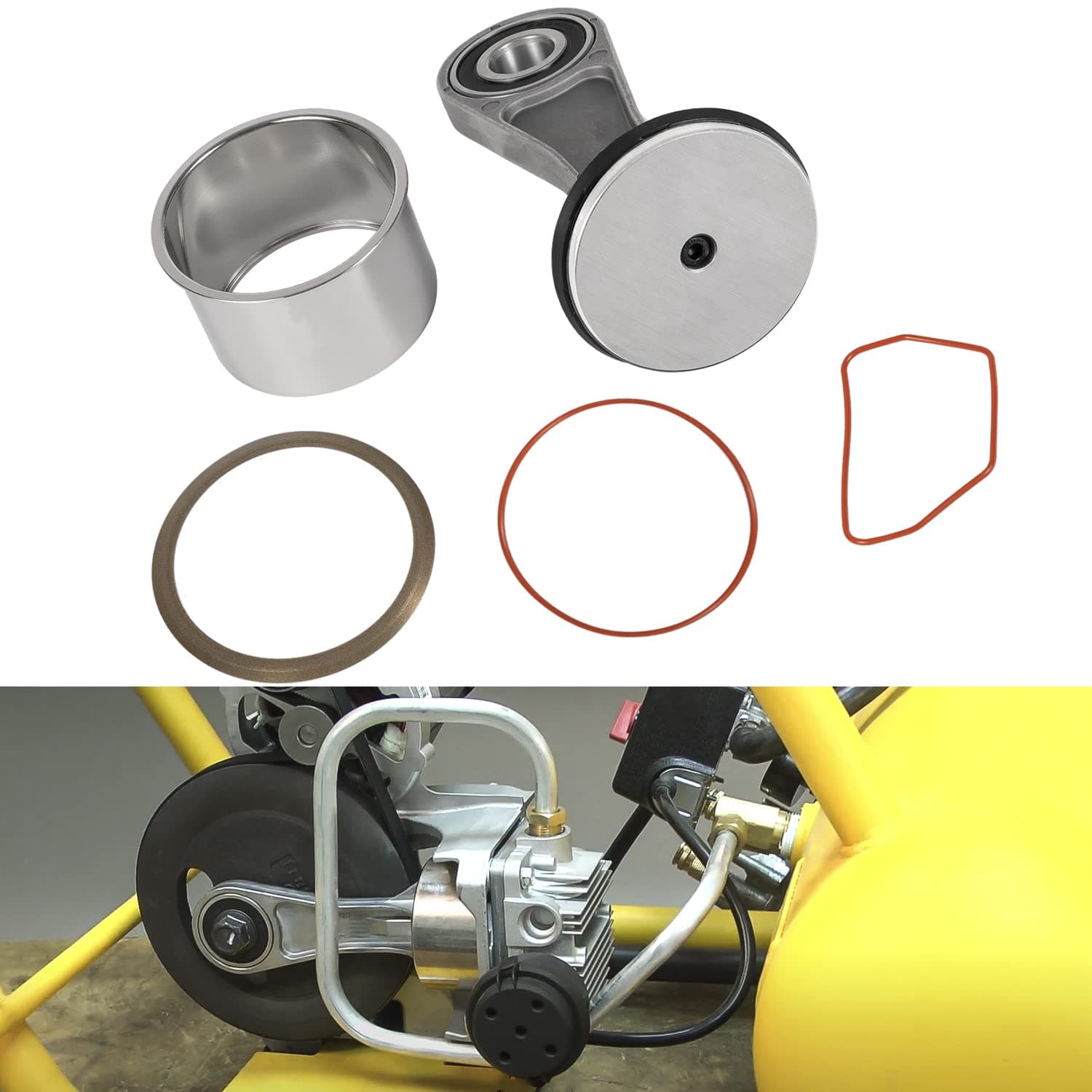 For Dewalt Air Compressor Piston Rod Kit N038785 Complete Assembly fits D55146 D55167 D55168 2-7/8" Cylinder Bore