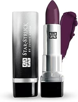 STARSTRUCK BY SUNNY LEONE Matte Lipstick- Wine 4.2 gm| Lipsticks for Women | Makeup Lipsticks | Waterproof Lipstick