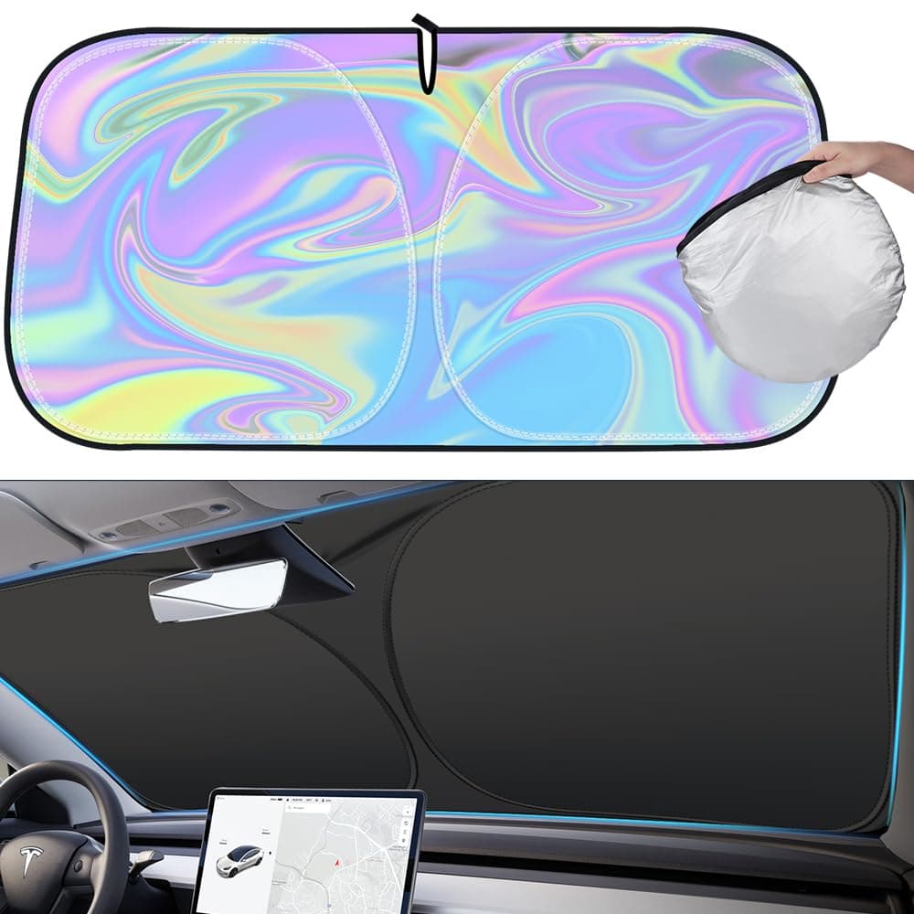 Car Windshield Sunshade 140 * 70cm Car Front Window To Keep Your Vehicle Cool with Storage Pouch Blocks UV Rays (142 * 80cm)