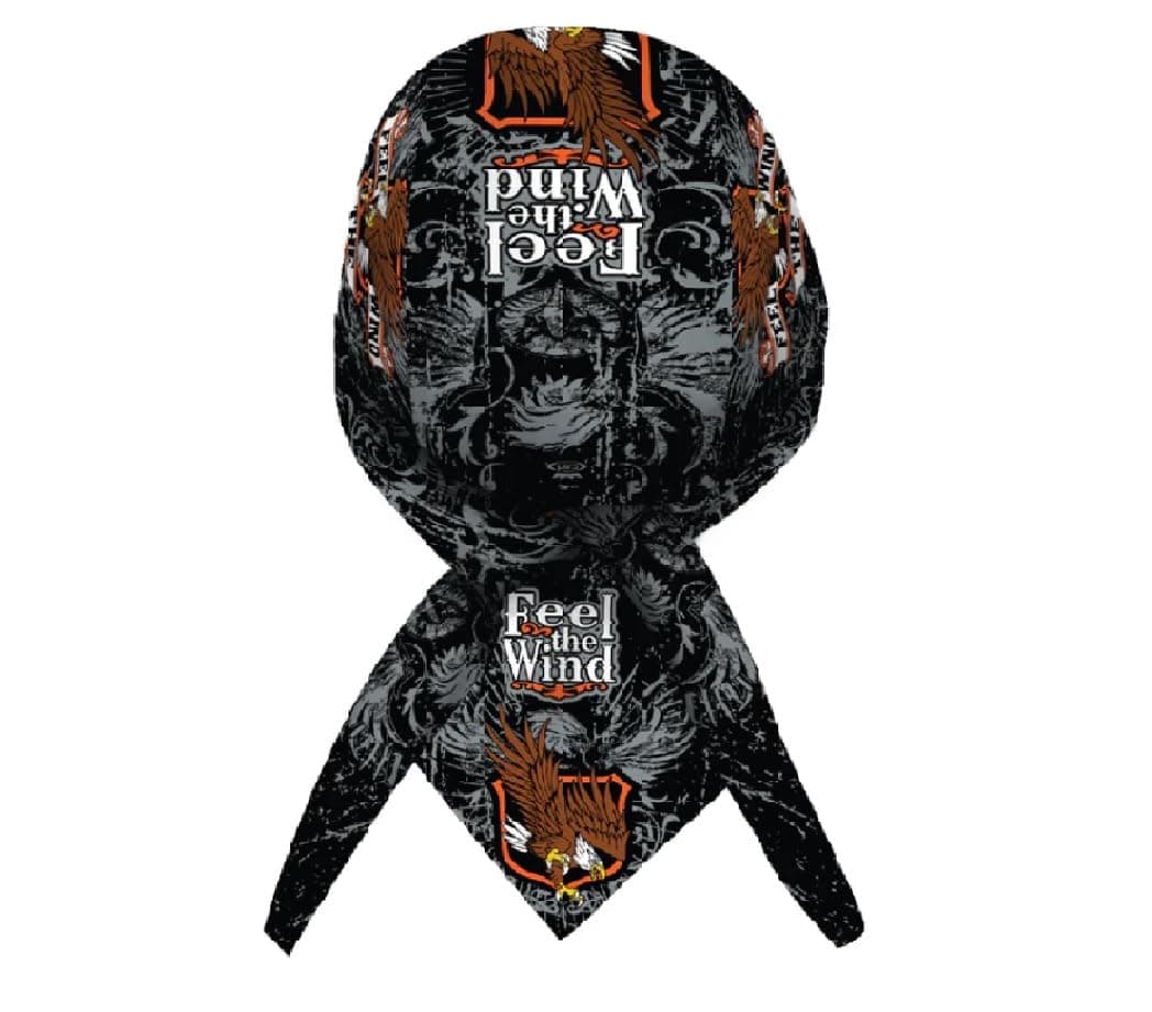 Danbanna Deluxe Feel the Wind Eagle Headwrap Doo Rag Skull Cap