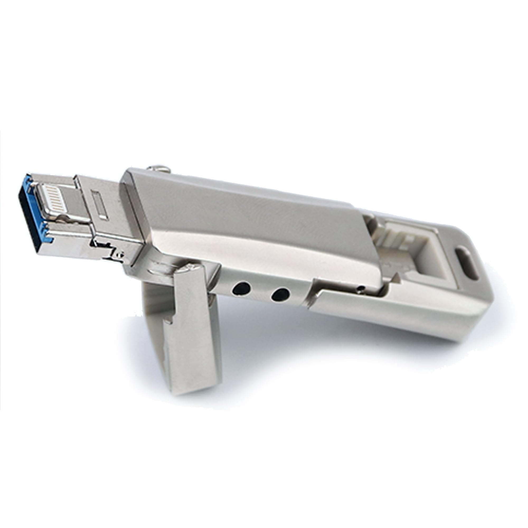 Neutron 2TB 3-in-1 USB Flash Drive with USB A, Lightning & USB C Ports