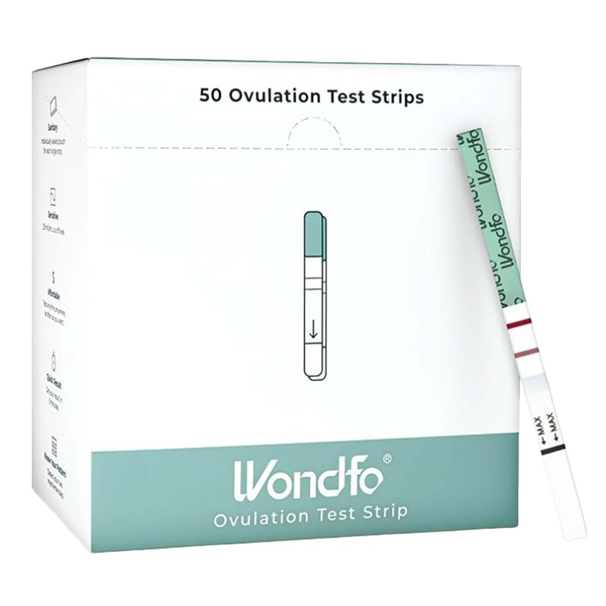 Wondfo 50 Ovulation (LH) Test Strips, 50-Count