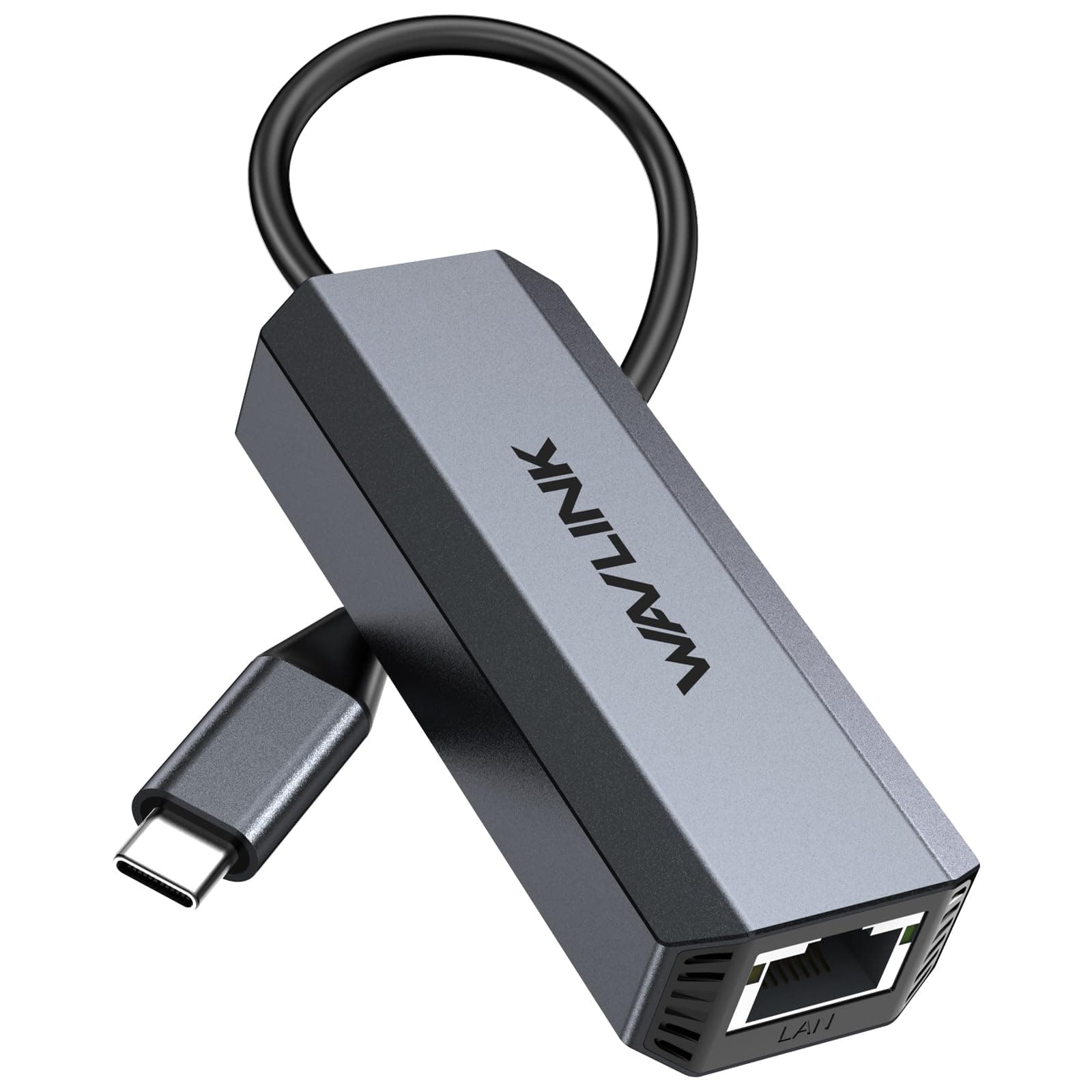 USB C to Ethernet Adapter 5G, WAVLINK 5G Ethernet Adapter for Laptop, Compatible with Type C Device to Network for MacBook, XPS, iPad Pro