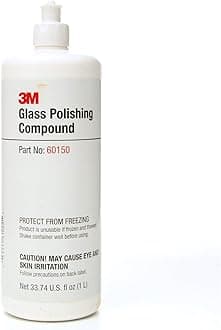3M 51111610091 Glass Polishing Compound 60150, 1 Liter Capacity, White, Pack of 1