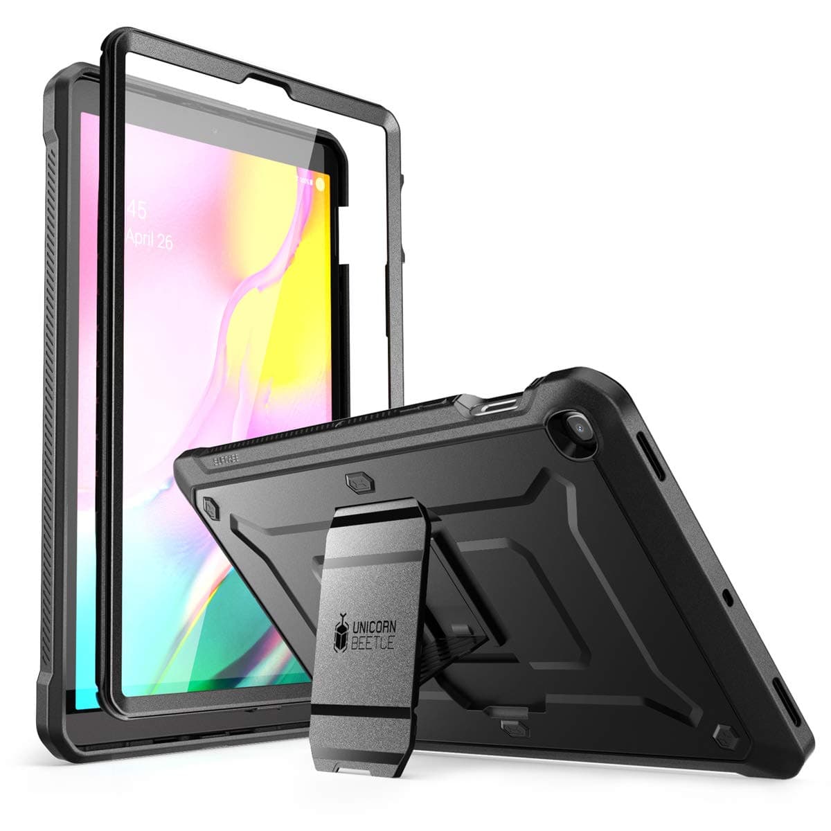SUPCASE Unicorn Beetle Pro Series Case for Galaxy Tab S5e Case, Full-Body Rugged Protective Case with Built-in Screen Protector for Samsung Galaxy Tab S5e 10.5" 2019 Model (SM-T720/T725) (Black)