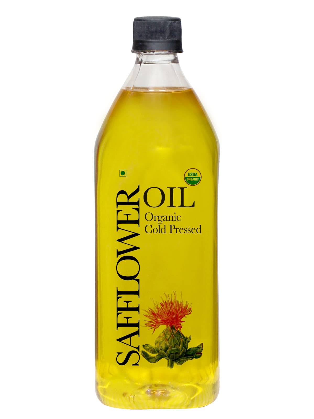 - Organic, Cold Pressed Safflower Oil, 1 L
