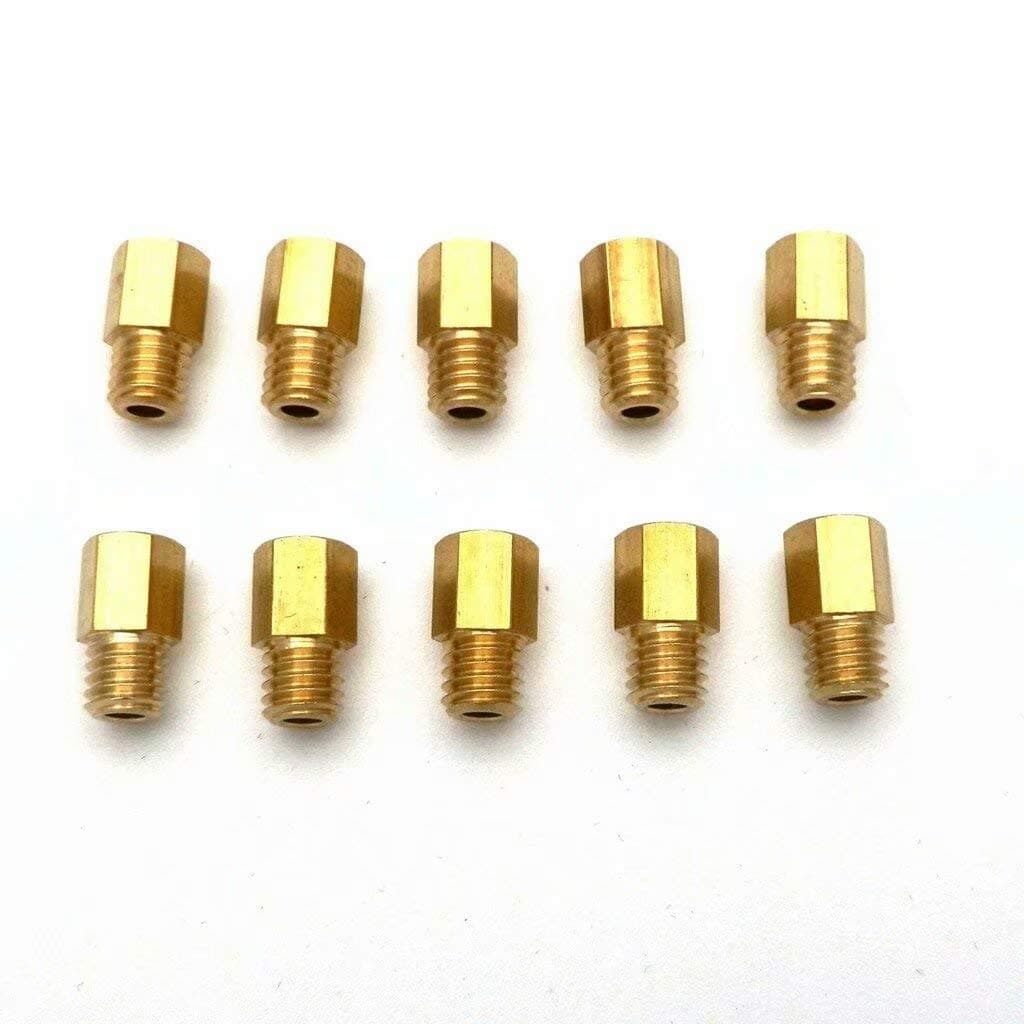 10pcs sets Hex Type Main Jets for MIKUNI VM/TM/TMX Carburetor 200-290