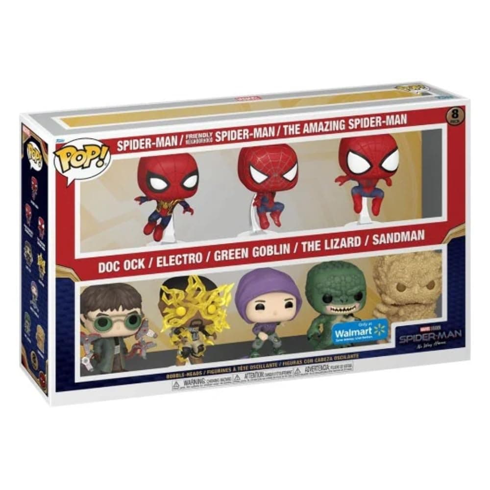 Funko Spider-Man 8 Pack - POP! - Marvel - Walmart Exclusive