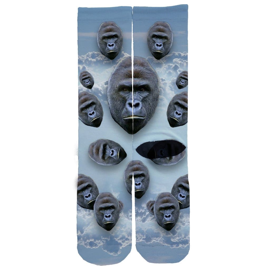 Memo Apparel Harambe Heaven Custom Socks