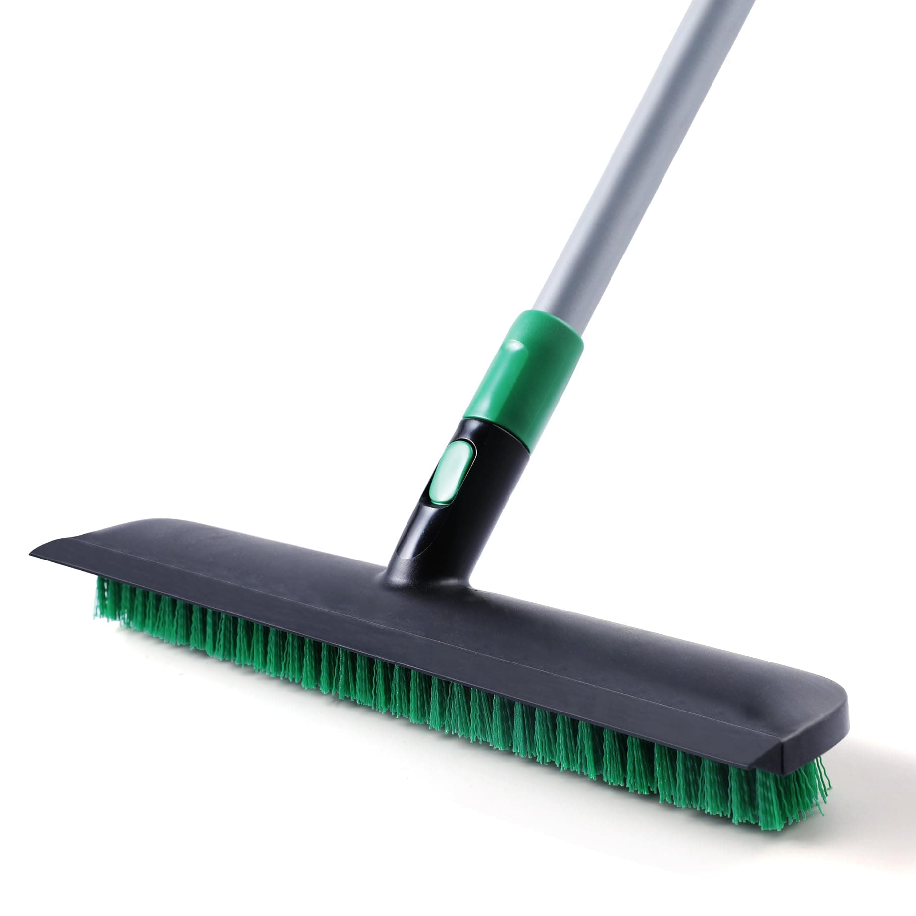 Eyliden 2-in-1 Floor Scrub Brush with Telescopic Long Handle