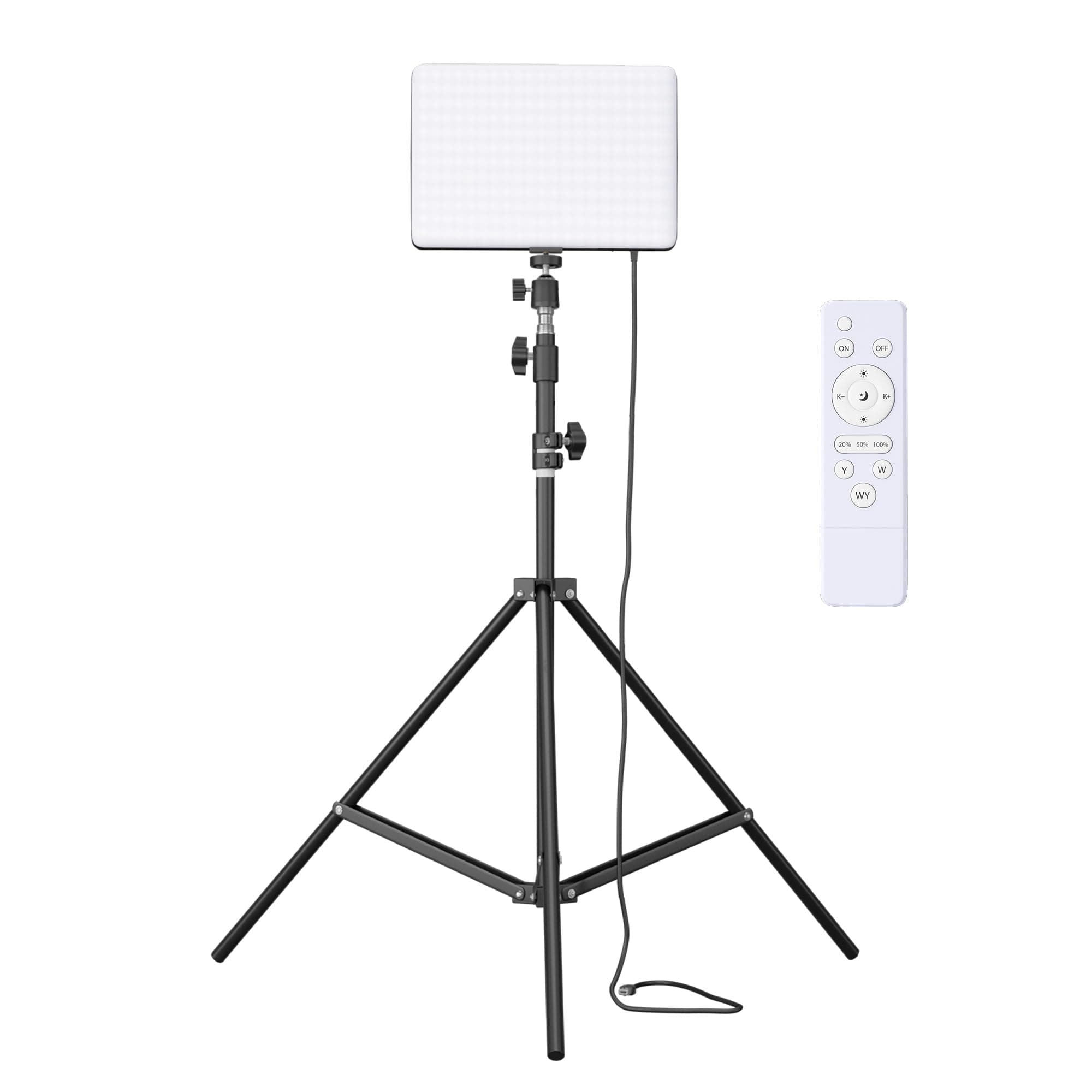Studio Light with Stand | Studio Photography and Video Recording | 3000K - 6500K | Remote Control | 7ft Tripod Stand