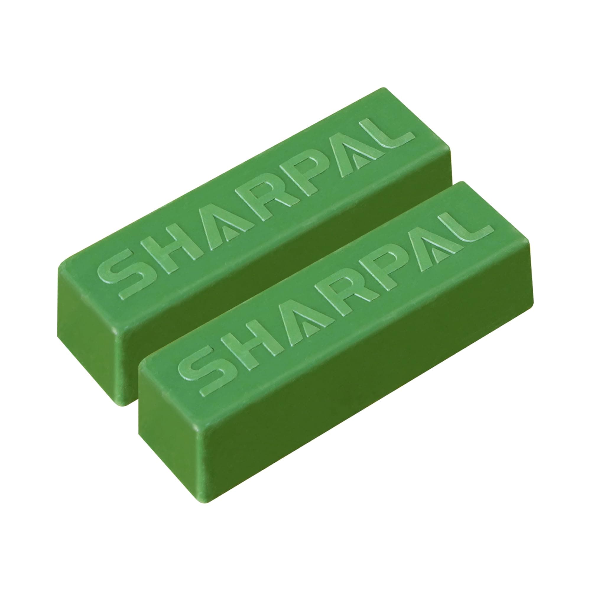 SHARPAL 208H 108g / 4 Oz. Buffing Compound Fine Green Stropping Compound Leather Strop Sharpening Polishing Compounds (2-Pack, Total 108g / 4 Oz.)