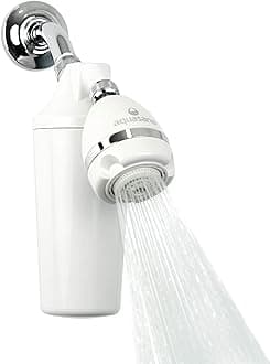 Aquasana Shower Filter | Dermatologist-recommended for softer, healthier skin & hair | Proven to reduce 90% of chlorine for 6 months | High pressure | Includes shower head | AQ-4100