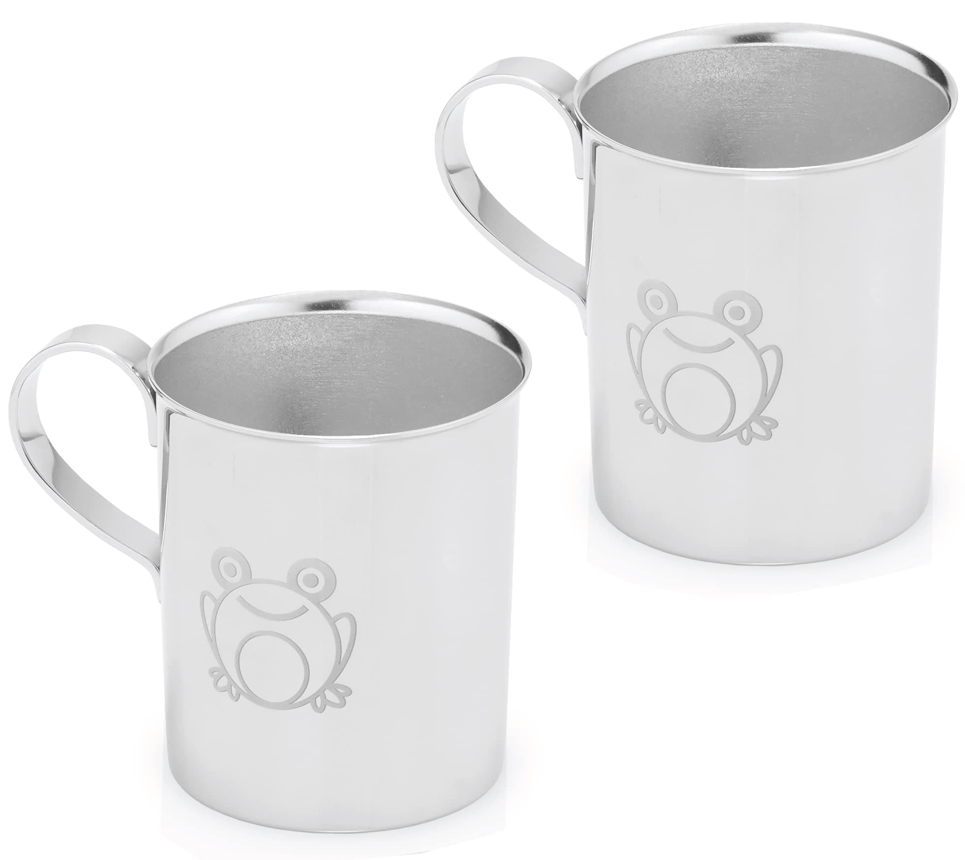 Kiddobloom Children Stainless Steel Cups (2pc) - Frog