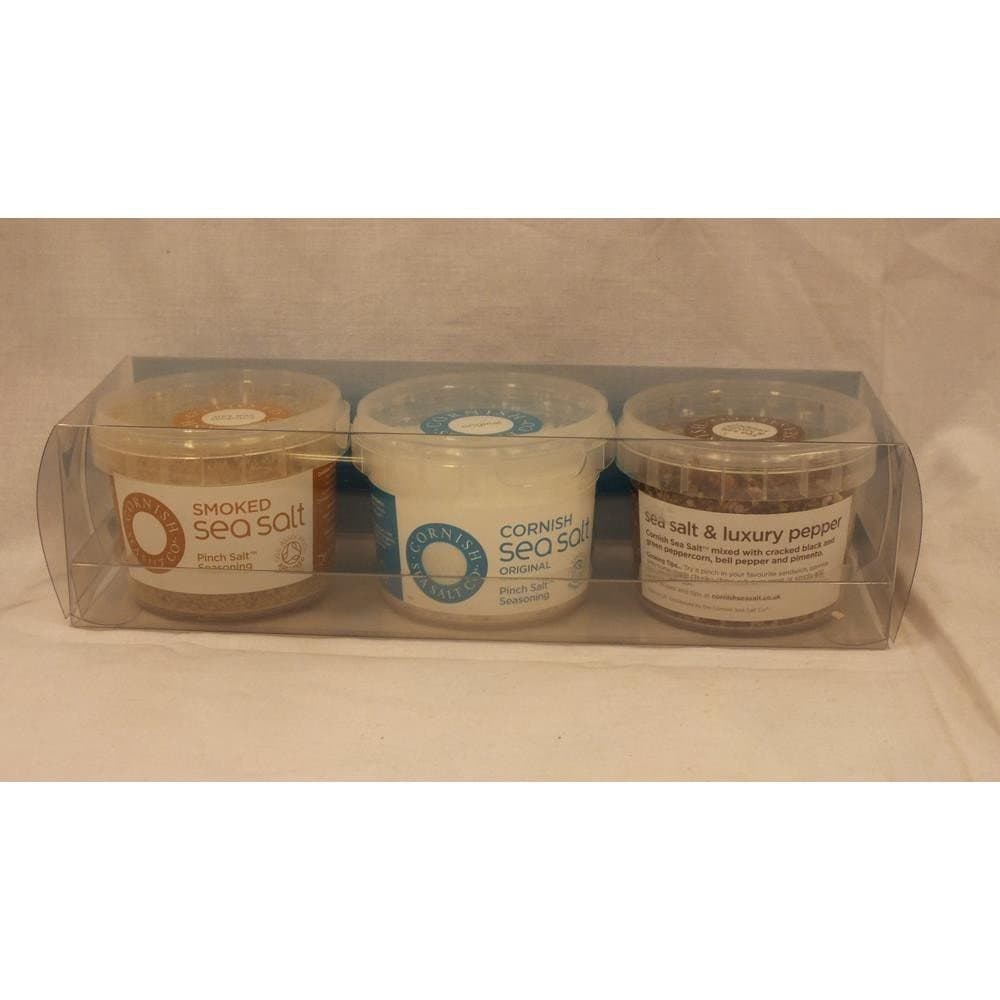 Cornish Sea Salt - Salty Essentials Triple Pack - 210g