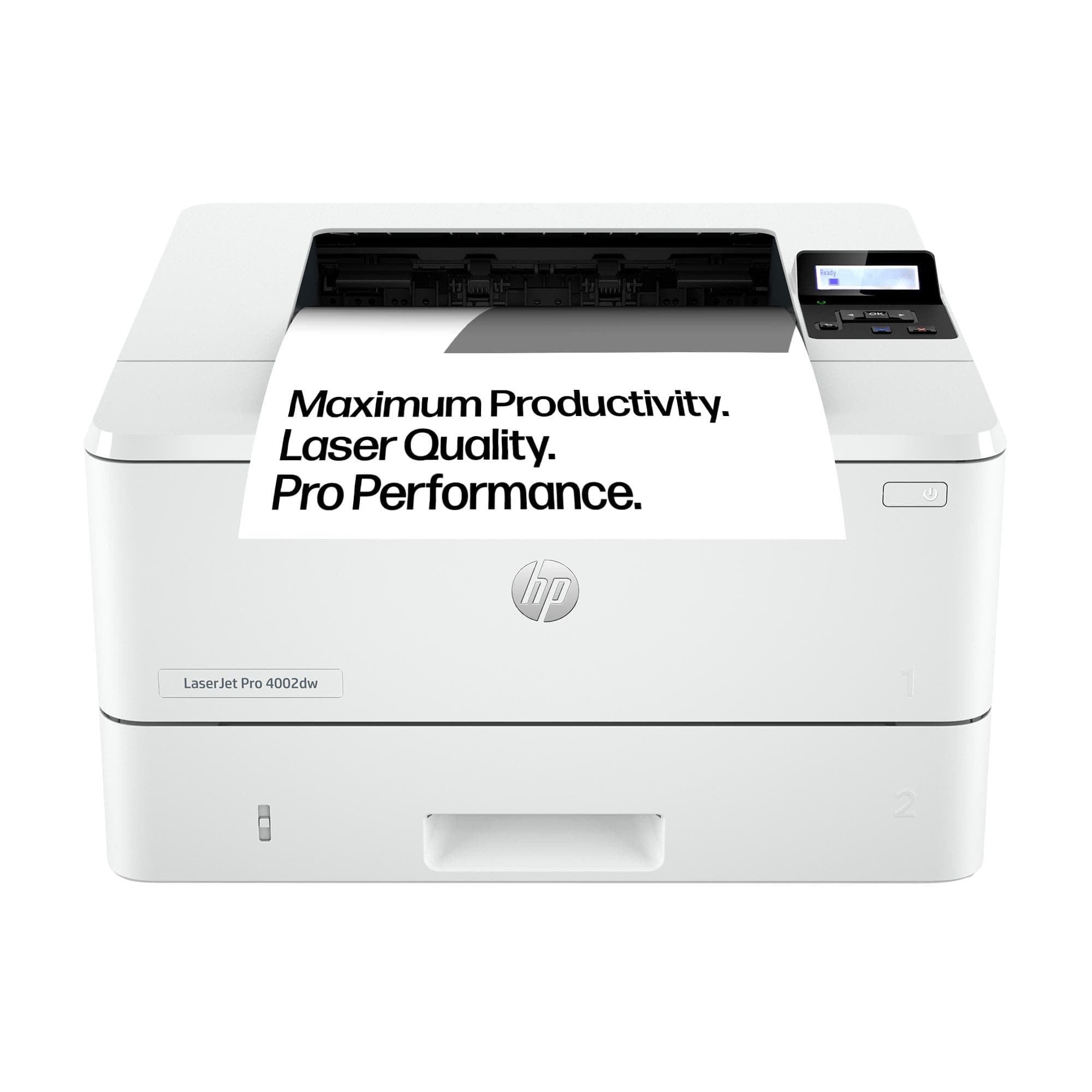 Laserjet Pro 4002dw Laser Printer | Black and White | Printer for Small Medium Business | Print | 2-Sided Printing | Dual-Band Wi-Fi, Ethernet | Energy Efficient