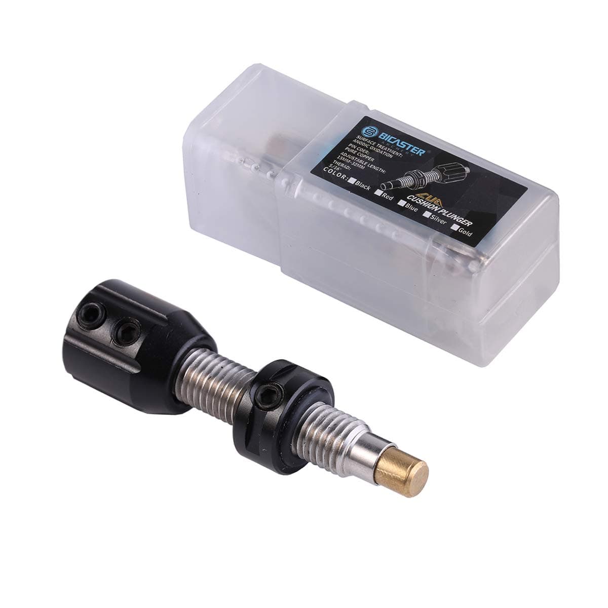 BICASTER Archery Screw-in Pressure Button Adjustable Cushion Plunger Copper Thread for Recurve Bows