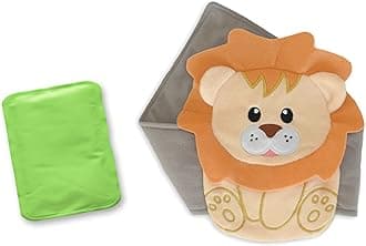 Baby Colic, Gas and Upset Stomach Relief – Belly Hugger – A Soothing Warmth Combined with Gentle Compression (Lion)