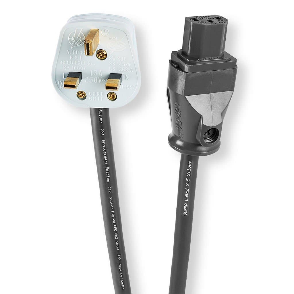 Supra LoRad 2.5 SPC UK Power Cable, 1.5 Metre