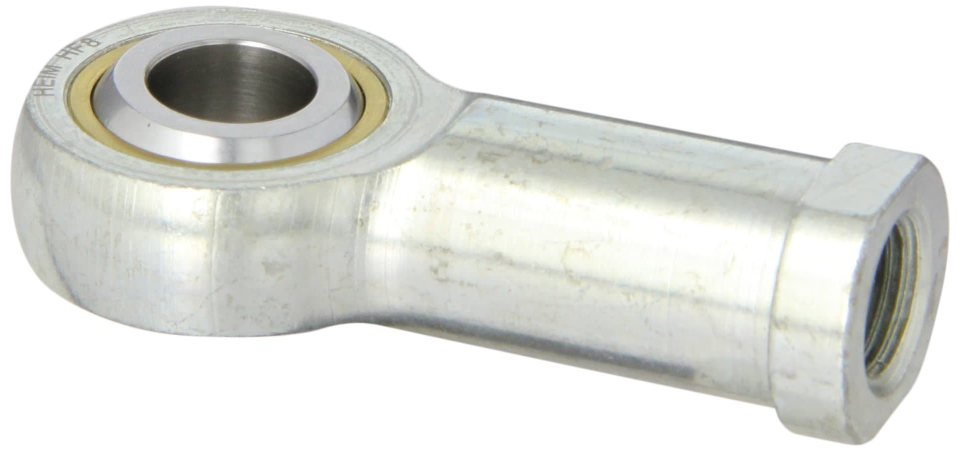 HF8 0.5000" Bore, .5000-20 Threads Female Rod End Bearing, 4 Piece Metal-To-Metal