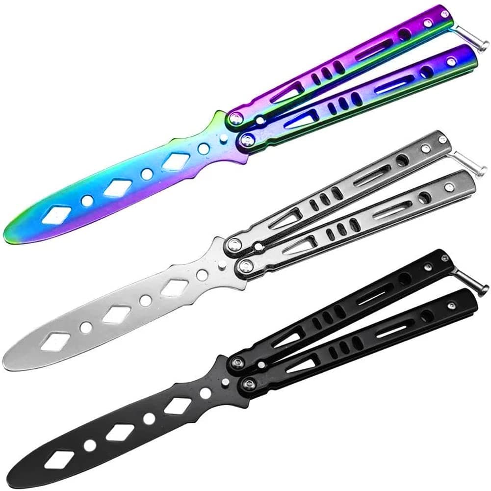 Practice Tool with Cool Color Design, Sturdy and Durable, Full Stainless Steel, Set of 3 Color