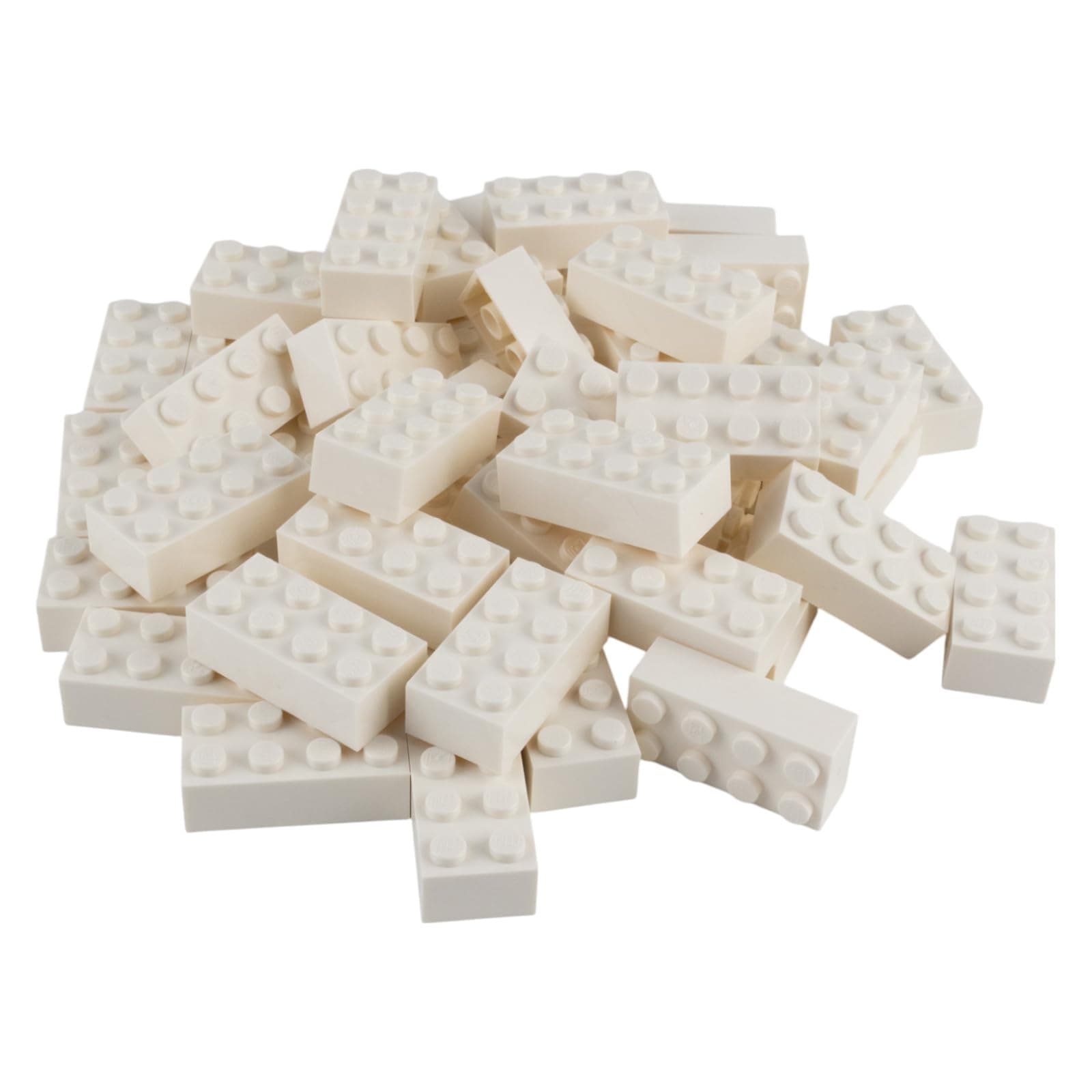 LEGO Bricks: White 2x4. Part 3001 (X 25)