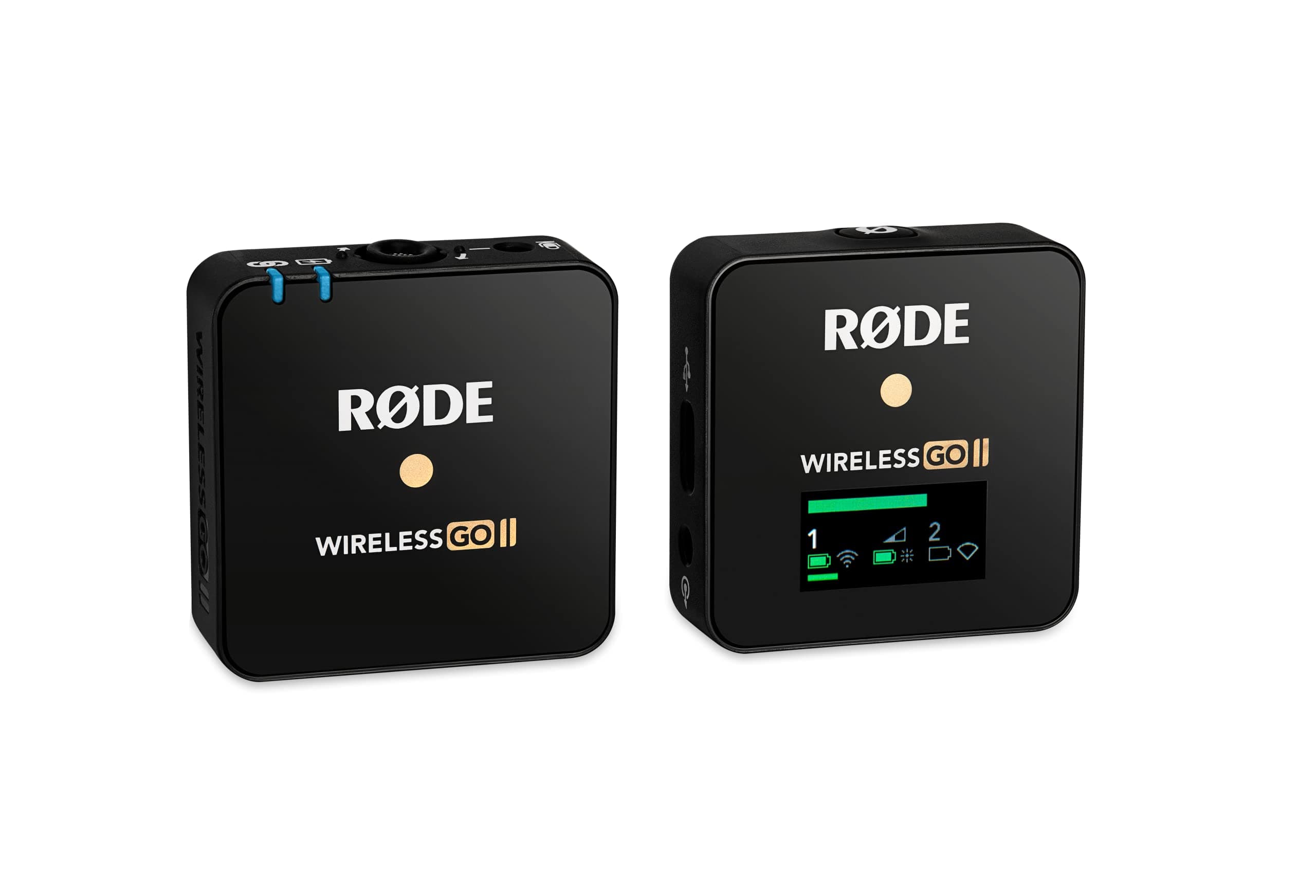 Rode Wireless GO II Single Channel Wireless Microphone System, Black